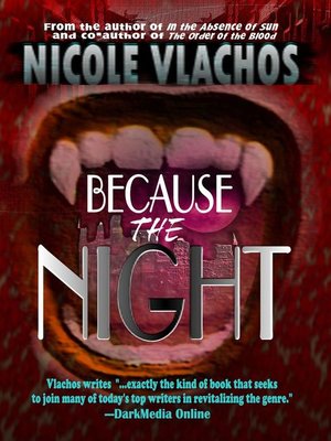 cover image of Because the Night